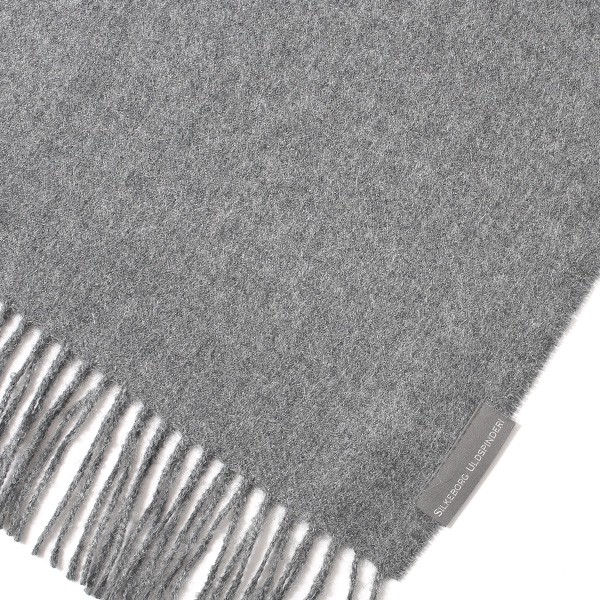  マフラー メンズ レディース ブランド ベビー アルパカ 100％ 大判 ストール 北欧 おしゃれ 柄 グレー グレイ 灰色 男性 女性 厚手 チェック 無地 シンプル プレゼント ギフト 贈り物  Silkeborg Plaids(シルケボープレード)