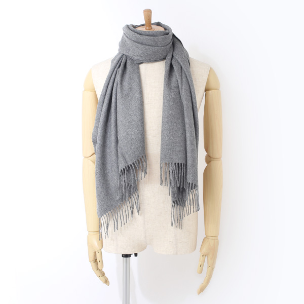  マフラー メンズ レディース ブランド ベビー アルパカ 100％ 大判 ストール 北欧 おしゃれ 柄 グレー グレイ 灰色 男性 女性 厚手 チェック 無地 シンプル プレゼント ギフト 贈り物  Silkeborg Plaids(シルケボープレード)