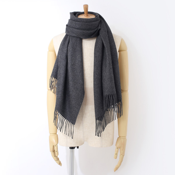  マフラー メンズ レディース ブランド ベビー アルパカ 100％ 大判 ストール 北欧 おしゃれ 柄 グレー グレイ 灰色 男性 女性 厚手 チェック 無地 シンプル プレゼント ギフト 贈り物  Silkeborg Plaids(シルケボープレード)