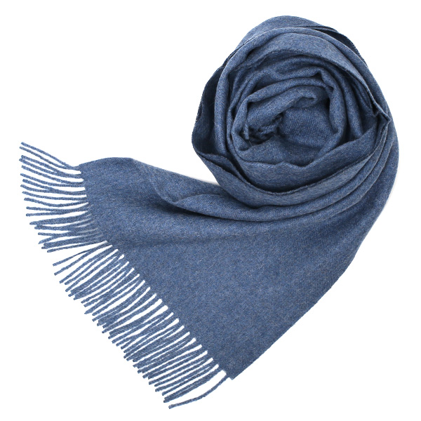 シルケボープレード 60×200cm ベビーアルパカストール ネイビー