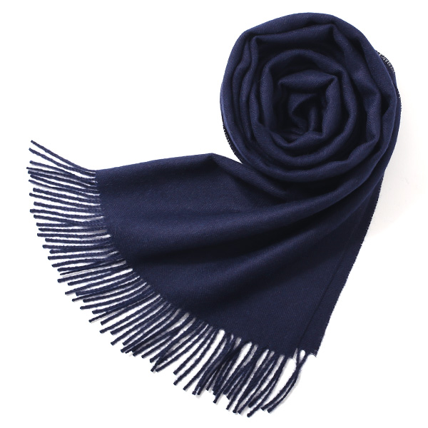 シルケボープレード 60×200cm ベビーアルパカストール ダークネイビー