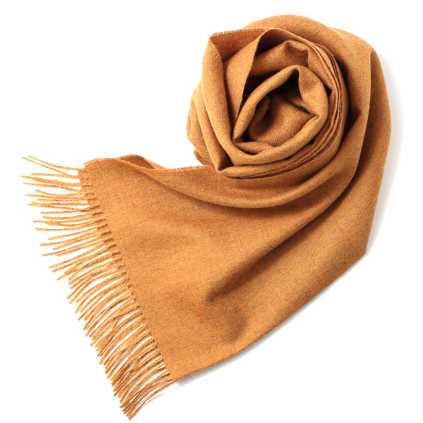 シルケボープレード 60×200cm ベビーアルパカストール マスタード