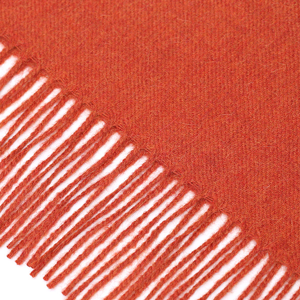  マフラー メンズ レディース ブランド ベビー アルパカ 100％ 大判 ストール 北欧 おしゃれ 柄 オレンジ 橙色 男性 女性 厚手 チェック 無地 シンプル プレゼント ギフト 贈り物  Silkeborg Plaids(シルケボープレード)