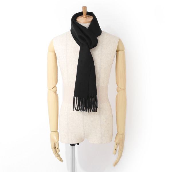  ストール マフラー ベビーアルパカ 100％ 北欧 ブランド メンズ レディース ブラック 黒 黒色 彼氏 彼女 プレゼント 高級 ギフト ウール 厚手 チェック 柄 無地 シンプル Silkeborg Plaids(シルケボープレード)