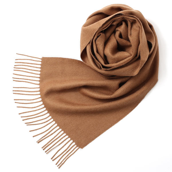 シルケボープレード 30×200cm ベビーアルパカストール キャメル