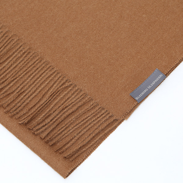  ストール マフラー ベビーアルパカ 100％ 北欧 ブランド メンズ レディース キャメル ブラウン 茶 茶色 彼氏 彼女 プレゼント 高級 ギフト ウール 厚手 チェック 柄 無地 シンプル Silkeborg Plaids(シルケボープレード)