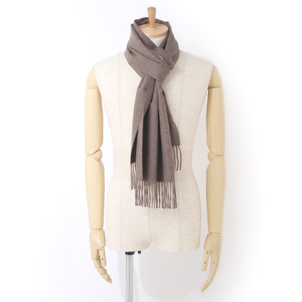  ストール マフラー ベビーアルパカ 100％ 北欧 ブランド メンズ レディース ブラウン 茶 茶色 彼氏 彼女 プレゼント 高級 ギフト ウール 厚手 チェック 柄 無地 シンプル Silkeborg Plaids(シルケボープレード)