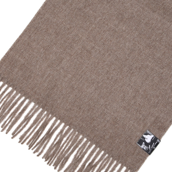  ストール マフラー ベビーアルパカ 100％ 北欧 ブランド メンズ レディース ブラウン 茶 茶色 彼氏 彼女 プレゼント 高級 ギフト ウール 厚手 チェック 柄 無地 シンプル Silkeborg Plaids(シルケボープレード)