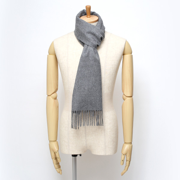  ストール マフラー ベビーアルパカ 100％ 北欧 ブランド メンズ レディース グレー グレイ 灰色 彼氏 彼女 プレゼント 高級 ギフト ウール 厚手 チェック 柄 無地 シンプル Silkeborg Plaids(シルケボープレード)