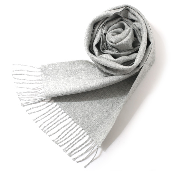 シルケボープレード 30×200cm ベビーアルパカストール ライトグレー