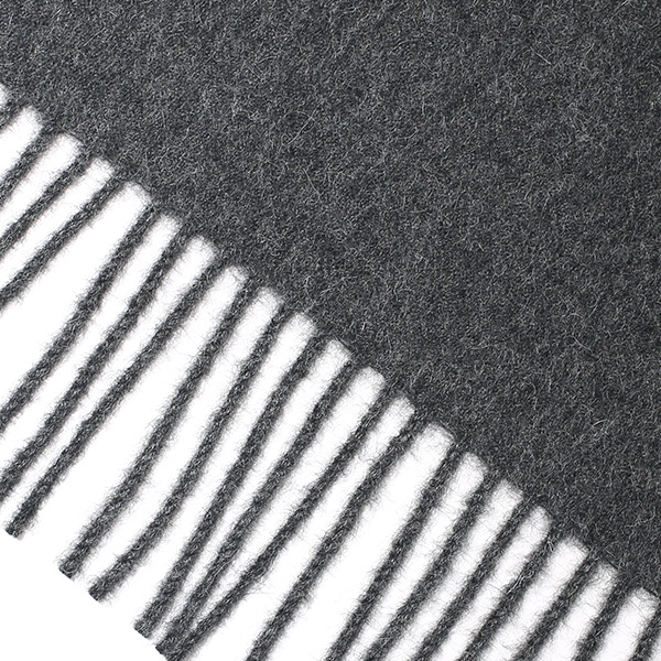  ストール マフラー ベビーアルパカ 100％ 北欧 ブランド メンズ レディース グレー グレイ 灰色 彼氏 彼女 プレゼント 高級 ギフト ウール 厚手 チェック 柄 無地 シンプル Silkeborg Plaids(シルケボープレード)