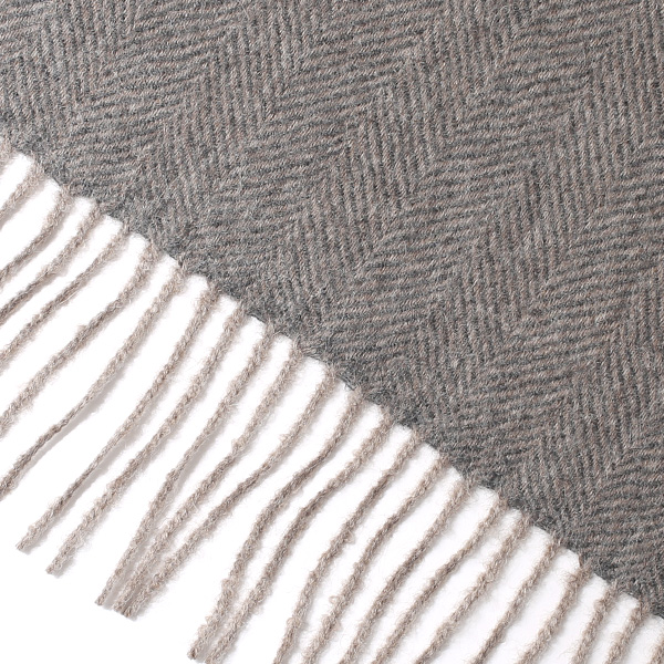 ストール マフラー ベビーアルパカ 100% 北欧 ブランド メンズ レディース グレー グレイ 灰色 彼氏 彼女 プレゼント 高級 ギフト ウール 厚手 チェック 柄 無地 シンプル Silkeborg Plaids(シルケボープレード)