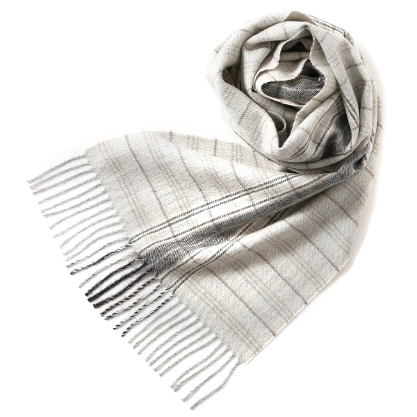 シルケボープレード 30×200cm ベビーアルパカストール レイングレー