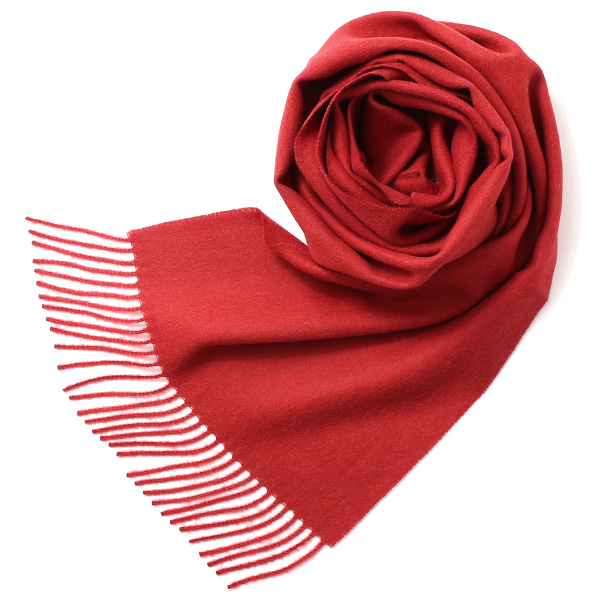 シルケボープレード 30×200cm ベビーアルパカストール レッド