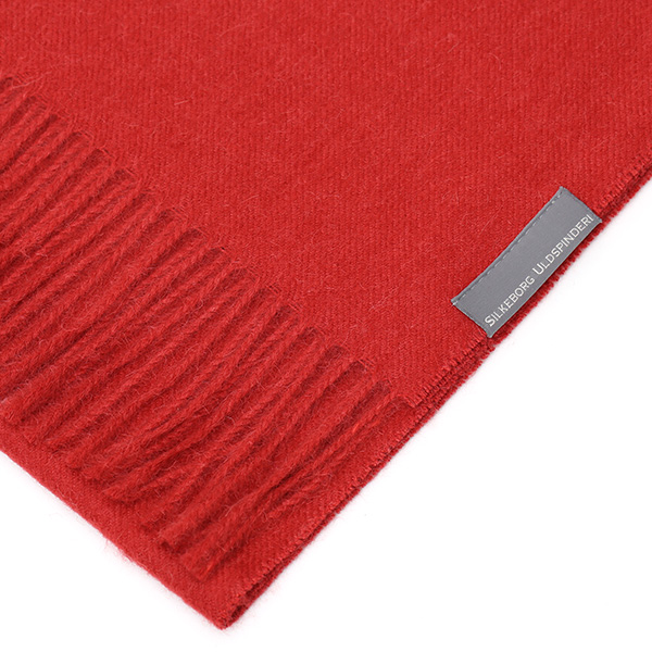  ストール マフラー ベビーアルパカ 100％ 北欧 ブランド メンズ レディース レッド ワイン 赤色 彼氏 彼女 プレゼント 高級 ギフト ウール 厚手 チェック 柄 無地 シンプル Silkeborg Plaids(シルケボープレード)