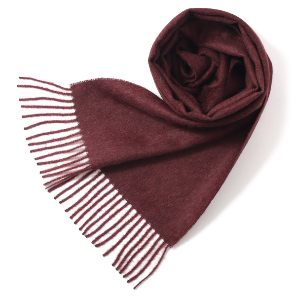 シルケボープレード 30×200cm ベビーアルパカストール ボルドー