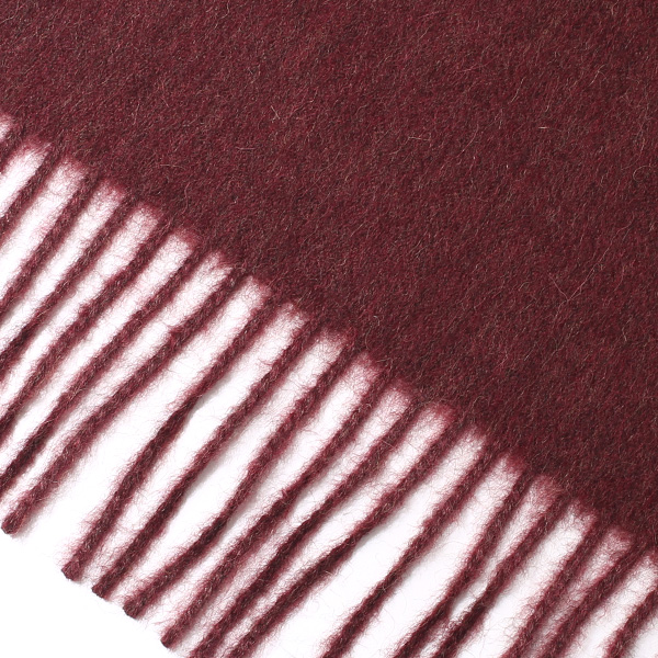  ストール マフラー ベビーアルパカ 100％ 北欧 ブランド メンズ レディース レッド ワイン 赤色 彼氏 彼女 プレゼント 高級 ギフト ウール 厚手 チェック 柄 無地 シンプル Silkeborg Plaids(シルケボープレード)