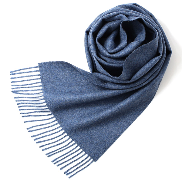 シルケボープレード 30×200cm ベビーアルパカストール ネイビー