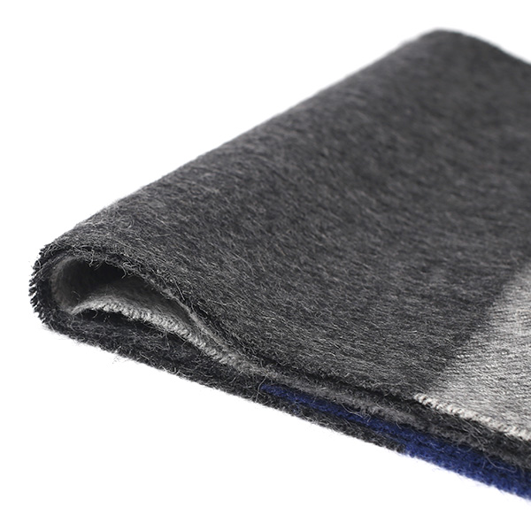 ストール マフラー ベビーアルパカ 100% 北欧 ブランド メンズ レディース ブルー ネイビー 青色 彼氏 彼女 プレゼント 高級 ギフト ウール 厚手 チェック 柄 無地 シンプル Silkeborg Plaids(シルケボープレード)