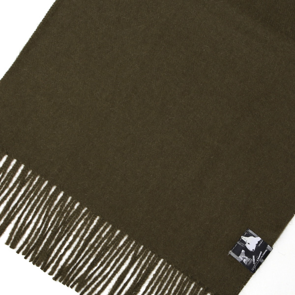 ストール マフラー ベビーアルパカ 100% 北欧 ブランド メンズ レディース グリーン 緑色 彼氏 彼女 プレゼント 高級 ギフト ウール 厚手 チェック 柄 無地 シンプル Silkeborg Plaids(シルケボープレード)