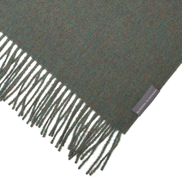  ストール マフラー ベビーアルパカ 100％ 北欧 ブランド メンズ レディース グリーン 緑色 彼氏 彼女 プレゼント 高級 ギフト ウール 厚手 チェック 柄 無地 シンプル Silkeborg Plaids(シルケボープレード)