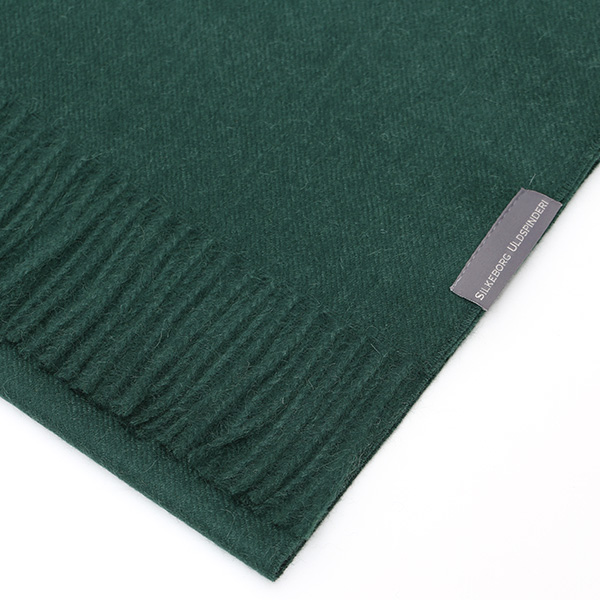  ストール マフラー ベビーアルパカ 100％ 北欧 ブランド メンズ レディース グリーン 緑色 彼氏 彼女 プレゼント 高級 ギフト ウール 厚手 チェック 柄 無地 シンプル Silkeborg Plaids(シルケボープレード)