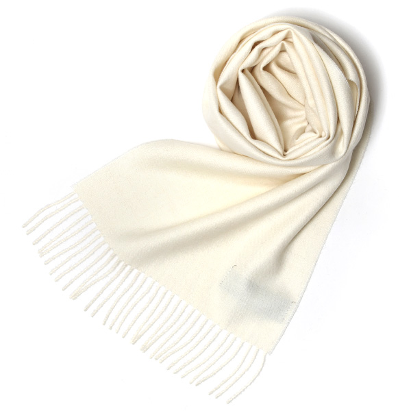 シルケボープレード 30×200cm ベビーアルパカストール ホワイト