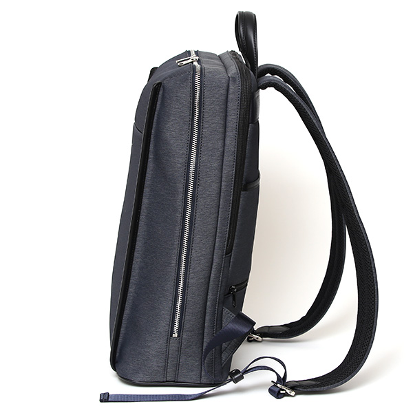  ビジネスリュック メンズ 大容量 バックパック ビジネスバッグ 軽量 薄型 パソコン収納 撥水 通勤 出張 ブルー ネイビー 青色 リュックサック テレワーク リモートワーク ブランド SONNE(ゾンネ) GRACE グレースシリーズ SOGR0001