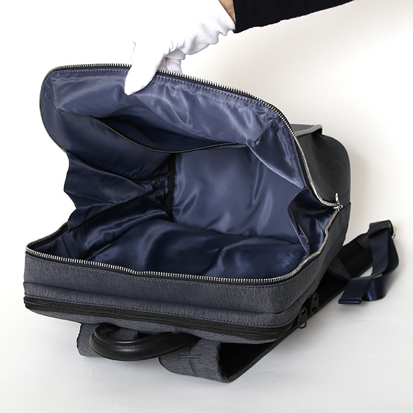  ビジネスリュック メンズ 大容量 バックパック ビジネスバッグ 軽量 薄型 パソコン収納 撥水 通勤 出張 ブルー ネイビー 青色 リュックサック テレワーク リモートワーク ブランド SONNE(ゾンネ) GRACE グレースシリーズ SOGR0001