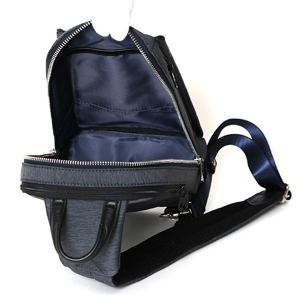 ボディバッグ メンズ 大容量 ワンショルダー 撥水 軽量 おしゃれ 肩掛け ショルダーバッグ ユニセックス ブルー ネイビー 青色 小さめ シンプル キレカジ 縦型 カバン 自転車 SONNE(ゾンネ) GRACE グレースシリーズ SOGR0004