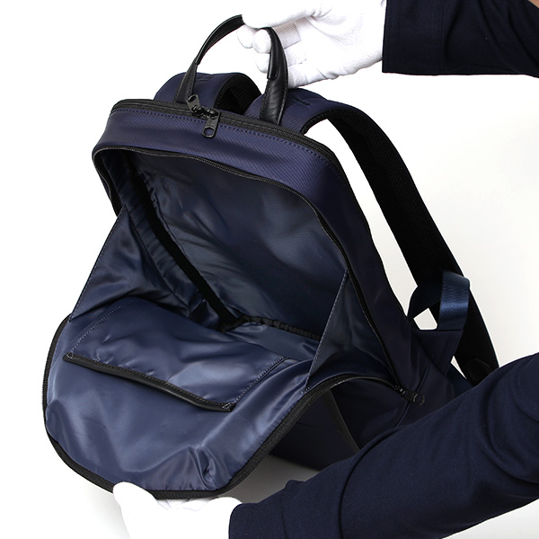  ビジネスリュック メンズ レディース バックパック ビジネスバッグ 軽量 薄型 パソコン収納 撥水 通勤 ブルー ネイビー 青色 リュックサック テレワーク リモート ブランド SONNE(ゾンネ) DELIGHT ディライトシリーズ SODL003