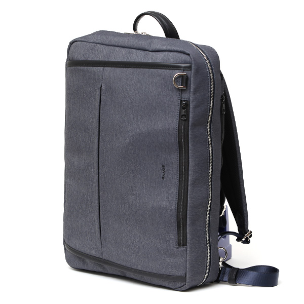  ビジネスバッグ 3way ブリーフケース リュック 大容量 軽量 出張 通勤 PC収納 A4 機能的 ショルダー ブルー ネイビー 青色 撥水 防汚 YKKファスナー ビジネス鞄 ブランド SONNE(ゾンネ) GRACE グレースシリーズ SOGR005