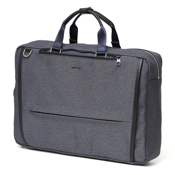  ビジネスバッグ 3way ブリーフケース リュック 大容量 軽量 出張 通勤 PC収納 A4 機能的 ショルダー ブルー ネイビー 青色 撥水 防汚 YKKファスナー ビジネス鞄 ブランド SONNE(ゾンネ) GRACE グレースシリーズ SOGR005