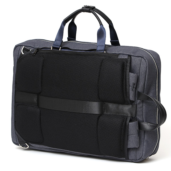  ビジネスバッグ 3way ブリーフケース リュック 大容量 軽量 出張 通勤 PC収納 A4 機能的 ショルダー ブルー ネイビー 青色 撥水 防汚 YKKファスナー ビジネス鞄 ブランド SONNE(ゾンネ) GRACE グレースシリーズ SOGR005