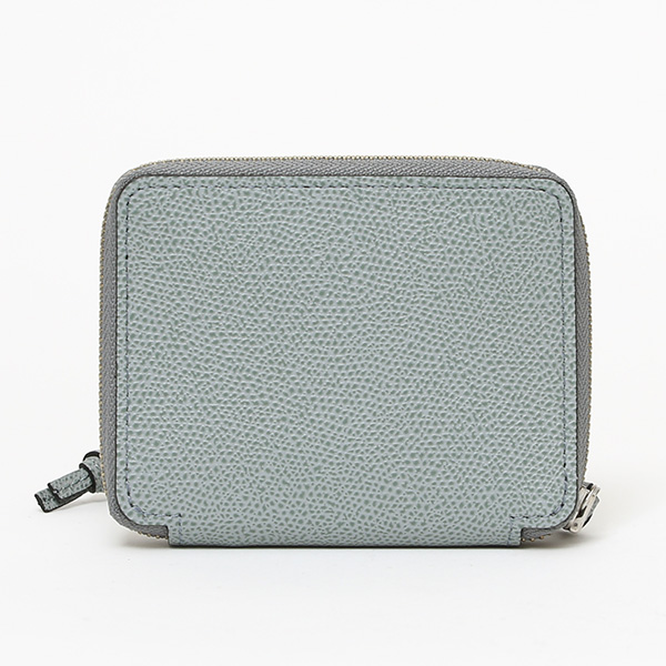  【SOPO】 フランス製高級レザー ミニ財布 二つ折り 本革 薄い ラウンドファスナー 小さい 財布 ブランド ブルー ネイビー 青色 メンズ レディース ユニセックス 小銭入れあり 小型 ファスナー 薄型 おしゃれ プレゼント 革 レザー ソポ SO36