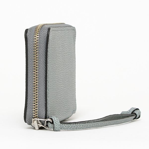  【SOPO】 フランス製高級レザー ミニ財布 二つ折り 本革 薄い ラウンドファスナー 小さい 財布 ブランド ブルー ネイビー 青色 メンズ レディース ユニセックス 小銭入れあり 小型 ファスナー 薄型 おしゃれ プレゼント 革 レザー ソポ SO36