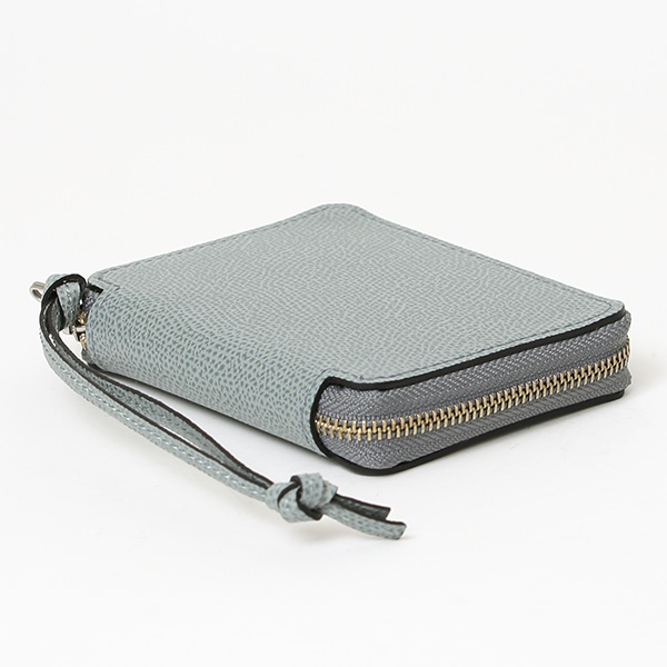  【SOPO】 フランス製高級レザー ミニ財布 二つ折り 本革 薄い ラウンドファスナー 小さい 財布 ブランド ブルー ネイビー 青色 メンズ レディース ユニセックス 小銭入れあり 小型 ファスナー 薄型 おしゃれ プレゼント 革 レザー ソポ SO36