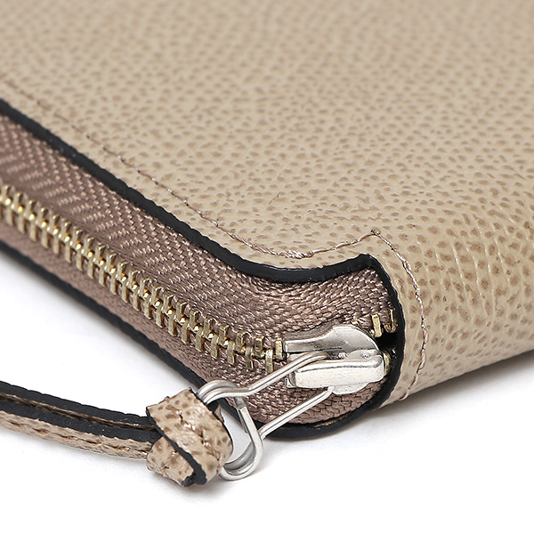  【SOPO】 フランス製高級レザー ミニ財布 二つ折り 本革 薄い ラウンドファスナー 小さい 財布 ブランド ベージュ 肌色 メンズ レディース ユニセックス 小銭入れあり 小型 ファスナー 薄型 おしゃれ プレゼント 革 レザー ソポ SO36