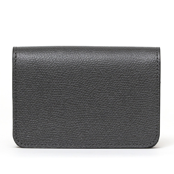  【SOPO】 フランス製高級レザー ミニ財布 本革 薄い 小さい 財布 トラッカーウォレット ブランド ダークグレー グレー グレイ 灰色 メンズ レディース ユニセックス 小型 コンパクト 薄型 さいふ おしゃれ プレゼント 日本製 革 レザー ソポ SO58