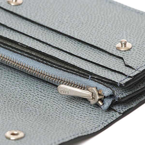  【SOPO】 フランス製高級レザー ミニ財布 本革 薄い 小さい 財布 トラッカーウォレット ブランド ブルー ネイビー 青色 メンズ レディース ユニセックス 小型 コンパクト 薄型 さいふ おしゃれ プレゼント 日本製 革 レザー ソポ SO58