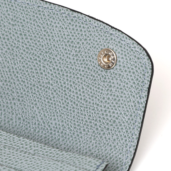  【SOPO】 フランス製高級レザー ミニ財布 本革 薄い 小さい 財布 トラッカーウォレット ブランド ブルー ネイビー 青色 メンズ レディース ユニセックス 小型 コンパクト 薄型 さいふ おしゃれ プレゼント 日本製 革 レザー ソポ SO58