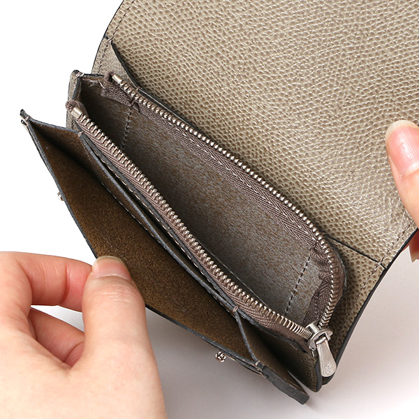  【SOPO】 フランス製高級レザー ミニ財布 本革 薄い 小さい 財布 トラッカーウォレット ブランド ベージュ 肌色 メンズ レディース ユニセックス 小型 コンパクト 薄型 さいふ おしゃれ プレゼント 日本製 革 レザー ソポ SO58