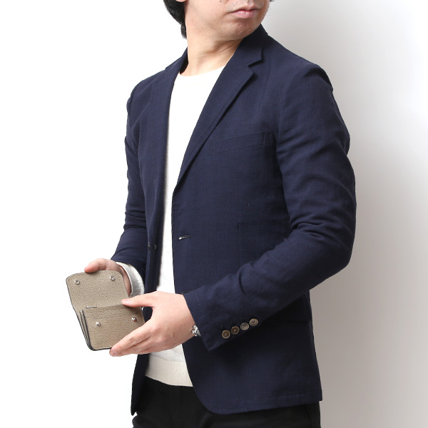  【SOPO】 フランス製高級レザー ミニ財布 本革 薄い 小さい 財布 トラッカーウォレット ブランド ベージュ 肌色 メンズ レディース ユニセックス 小型 コンパクト 薄型 さいふ おしゃれ プレゼント 日本製 革 レザー ソポ SO58