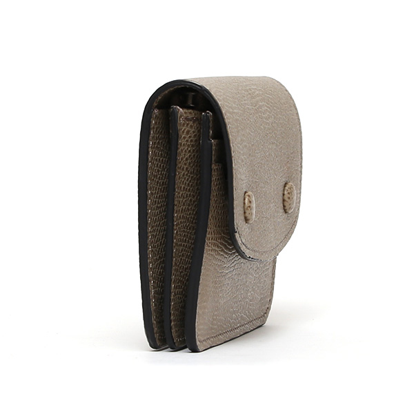  【SOPO】 フランス製高級レザー ミニ財布 本革 薄い 小さい 財布 トラッカーウォレット ブランド ベージュ 肌色 メンズ レディース ユニセックス 小型 コンパクト 薄型 さいふ おしゃれ プレゼント 日本製 革 レザー ソポ SO58