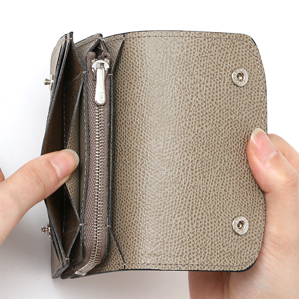  【SOPO】 フランス製高級レザー ミニ財布 本革 薄い 小さい 財布 トラッカーウォレット ブランド ベージュ 肌色 メンズ レディース ユニセックス 小型 コンパクト 薄型 さいふ おしゃれ プレゼント 日本製 革 レザー ソポ SO58