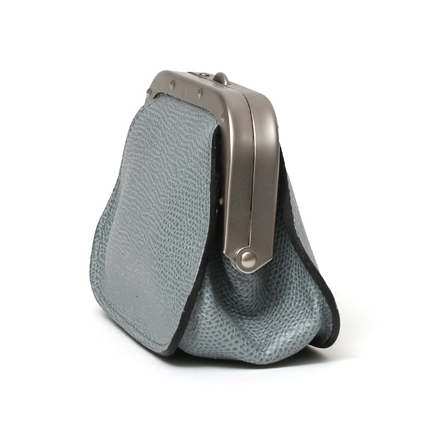  【SOPO】 フランス製高級レザー がま口 ミニ財布 カード収納 お札二つ折り可 本革 小銭入れ 財布 ブランド ブルー ネイビー 青色 メンズ レディース ユニセックス コインケース おしゃれ プレゼント 革 レザー 国産 日本製 ソポ SO53