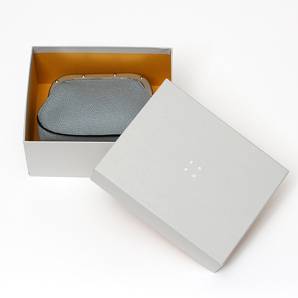  【SOPO】 フランス製高級レザー がま口 ミニ財布 カード収納 お札二つ折り可 本革 小銭入れ 財布 ブランド ブルー ネイビー 青色 メンズ レディース ユニセックス コインケース おしゃれ プレゼント 革 レザー 国産 日本製 ソポ SO53