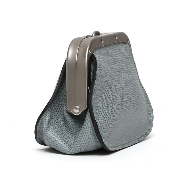  【SOPO】 フランス製高級レザー がま口 ミニ財布 カード収納 お札二つ折り可 本革 小銭入れ 財布 ブランド ブルー ネイビー 青色 メンズ レディース ユニセックス コインケース おしゃれ プレゼント 革 レザー 国産 日本製 ソポ SO53