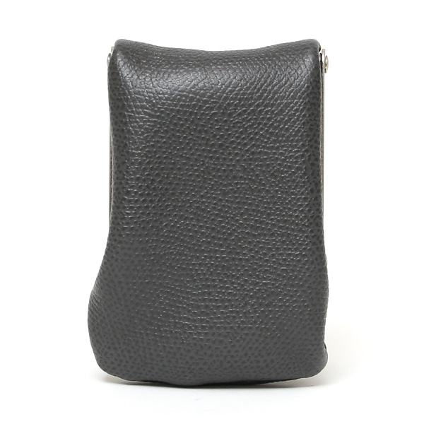  【SOPO】 フランス製高級レザー コインケース 本革 小銭入れ ミニ財布 小さい 財布 ブランド ダークグレー グレー グレイ 灰色 メンズ レディース ユニセックス 小型 アクセサリー入れ 小物入れ 薄型 おしゃれ 日本製 プレゼント 革 レザー ソポ SO51