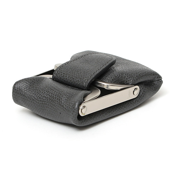  【SOPO】 フランス製高級レザー コインケース 本革 小銭入れ ミニ財布 小さい 財布 ブランド ダークグレー グレー グレイ 灰色 メンズ レディース ユニセックス 小型 アクセサリー入れ 小物入れ 薄型 おしゃれ 日本製 プレゼント 革 レザー ソポ SO51